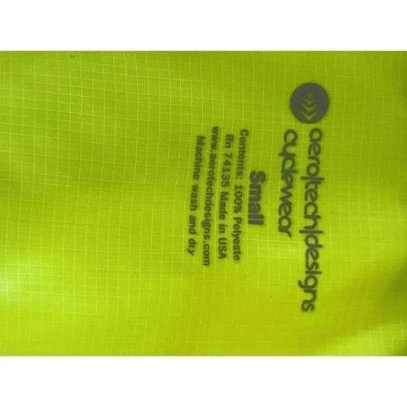 Aero Tech Men's Windproof Packable Safety Jacket High Visibility Windbreaker SM - Picture 13 of 14